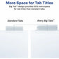 Avery&reg; Big Tab Insertable Extra-Wide Dividers - 11222