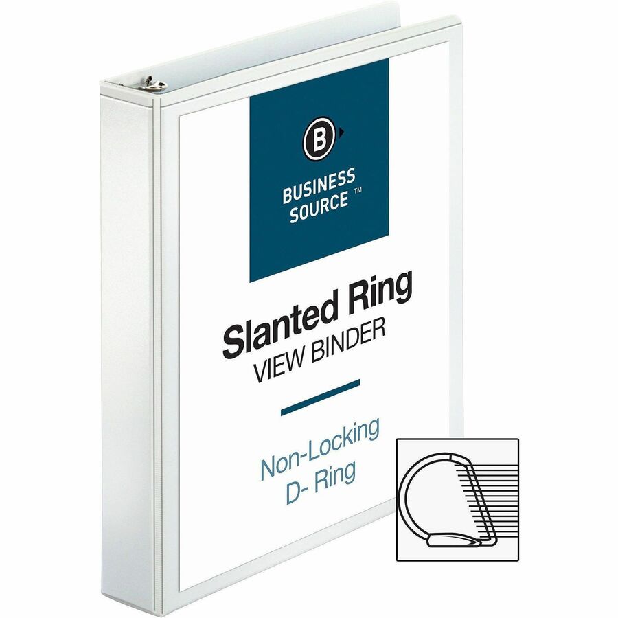 Business Source Basic D-Ring View Binder - 28441
