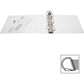 Business Source Basic D-Ring White View Binders - 28442