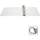 Business Source Basic D-Ring White View Binders - 28442