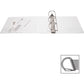 Business Source Basic D-Ring White View Binders - 28444