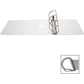 Business Source Basic D-Ring White View Binders - 28445
