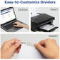 Avery&reg; Big Tab™ Insertable Dividers, 8 tabs, 1 set - 11124