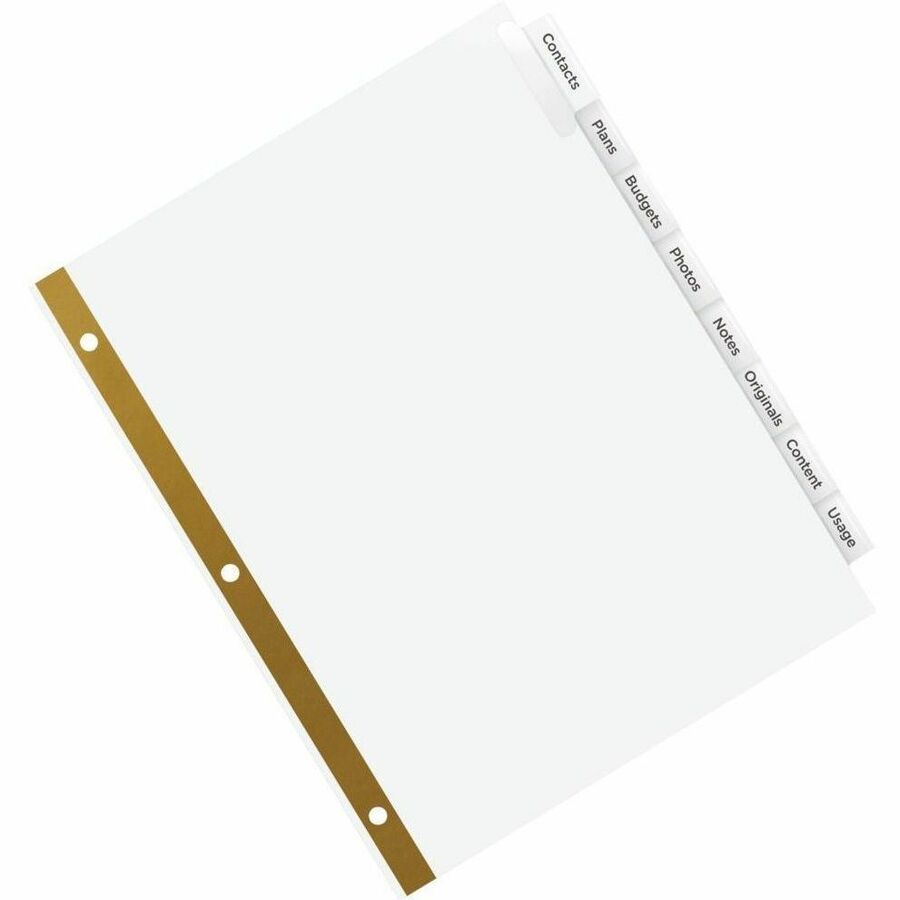 Avery Big Tab™ Insertable Dividers 8 Tabs, for Laser and Inkjet Printers - 11124