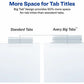 Avery&reg; Big Tab™ Insertable Dividers, 8 tabs, 1 set - 11124