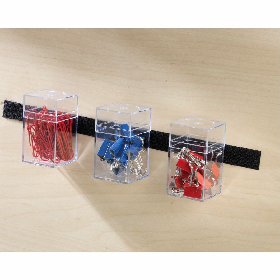 VELCRO&reg; Sticky Back 3 1/2in x 3/4in Strips White 4 Ct - 90076