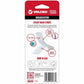 VELCRO&reg; Sticky Back 3 1/2in x 3/4in Strips White 4 Ct - 90076