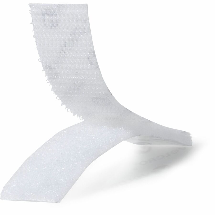 VELCRO&reg; Sticky Back 3 1/2in x 3/4in Strips White 4 Ct - 90076