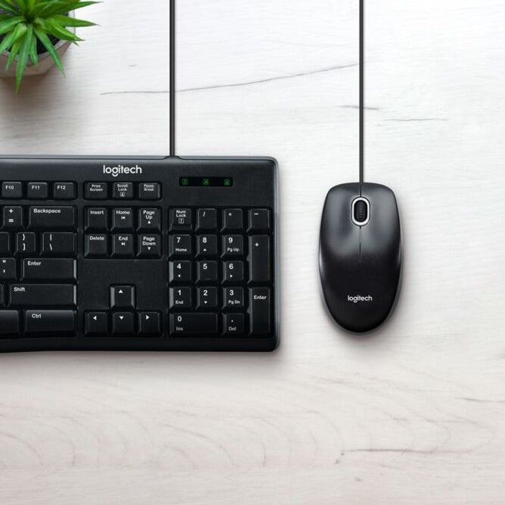 Logitech Media Combo MK200 Keyboard & Mouse - Retail - 920-002714