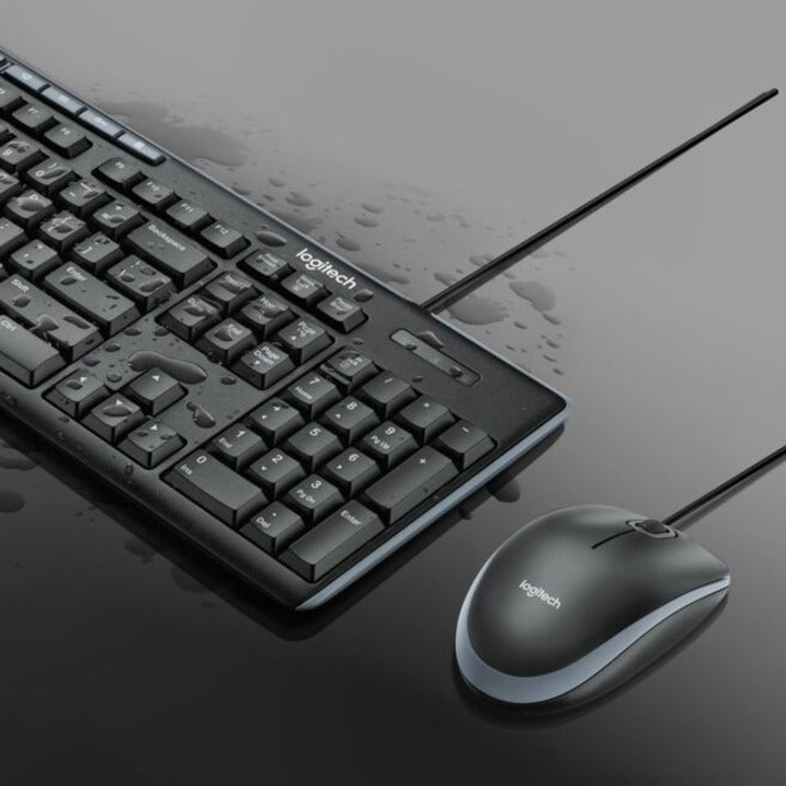 Logitech Media Combo MK200 Keyboard & Mouse - Retail - 920-002714
