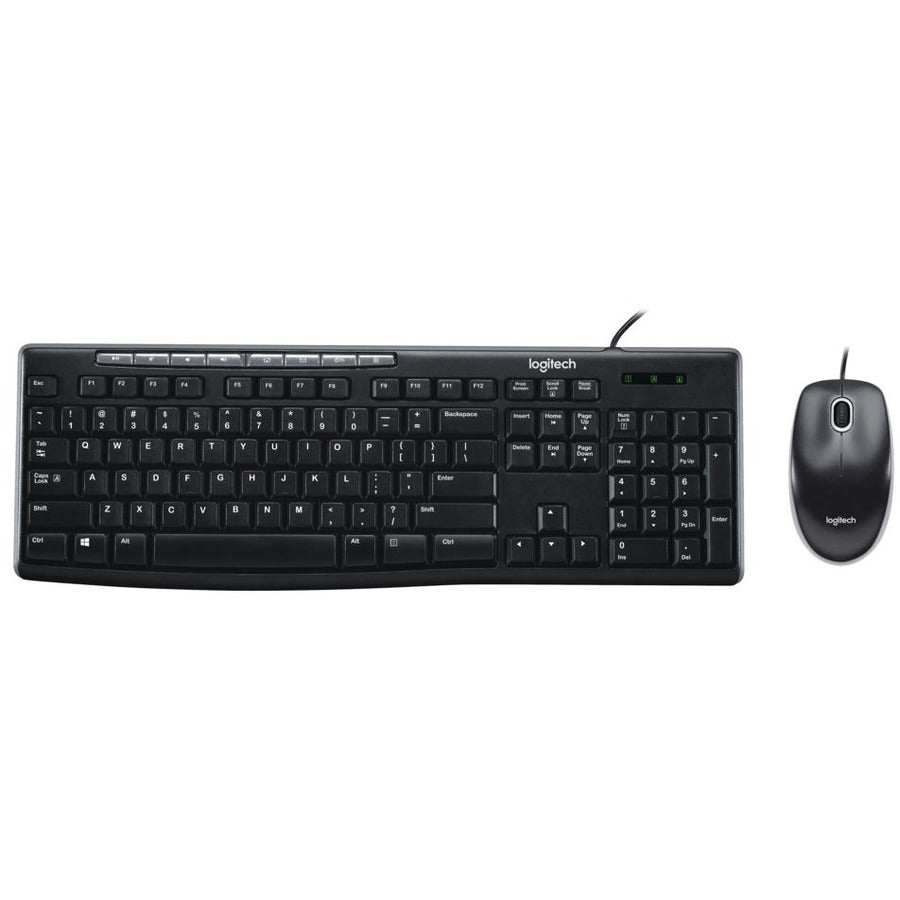 Logitech Media Combo MK200 Keyboard & Mouse - Retail - 920-002714