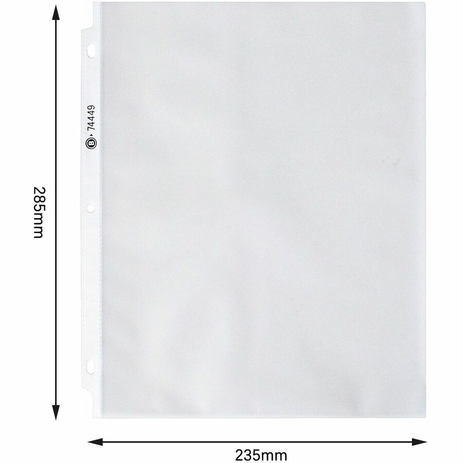 Business Source Nonglare Top-loading Sheet Protectors - 74449