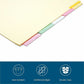 Business Source Insertable Tab Ring Binder Indexes - 36692