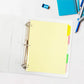 Business Source Insertable Tab Ring Binder Indexes - 36692