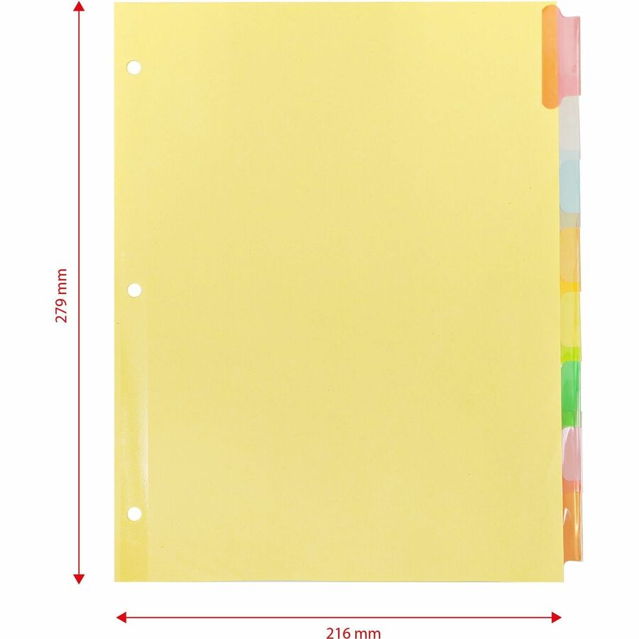 Business Source Insertable Tab Ring Binder Indexes - 36693
