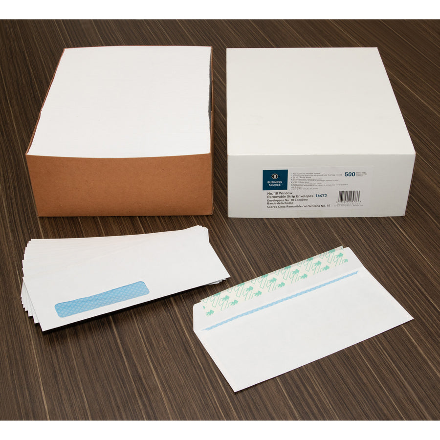 Business Source Security Tint Window Envelopes - 16473