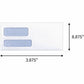 Business Source No. 9 Double Window Invoice Envelopes - 36680