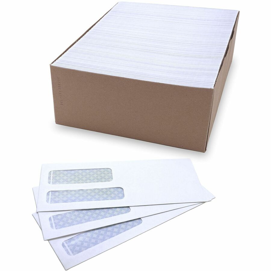 Business Source No. 9 Double Window Invoice Envelopes - 36680