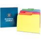 Business Source 1/3 Tab Cut Letter Recycled Top Tab File Folder - 65780
