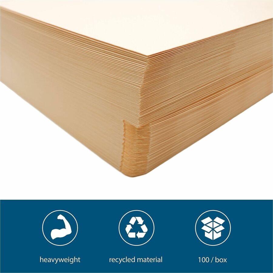 Business Source Letter Recycled File Pocket - 65796