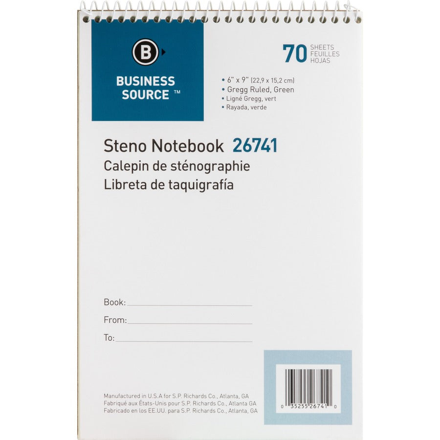Business Source Steno Notebook - 26741