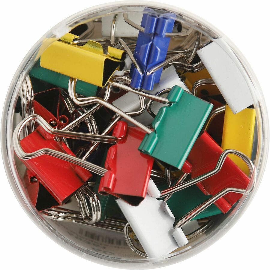 Business Source Colored Fold-back Binder Clips - 65361