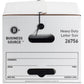 Business Source Heavy Duty Letter Size Storage Box - 26756