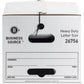Business Source Heavy Duty Letter Size Storage Box - 26756