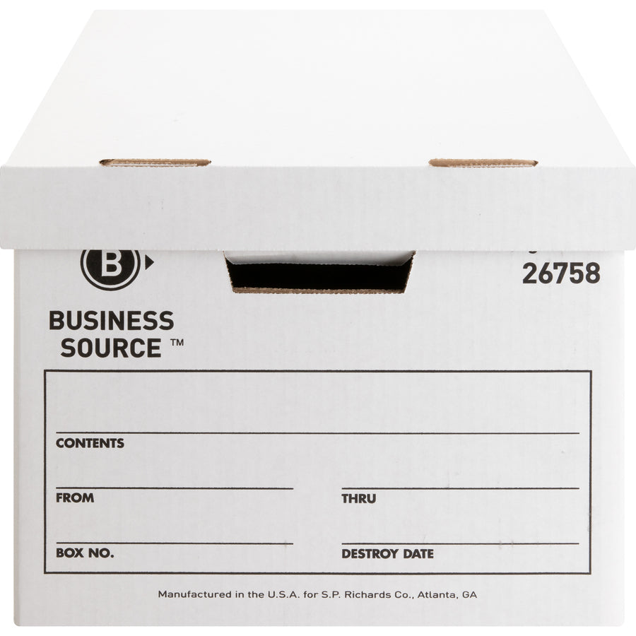 Business Source Lift-off Lid Heavy-Duty Storage Box - 26758
