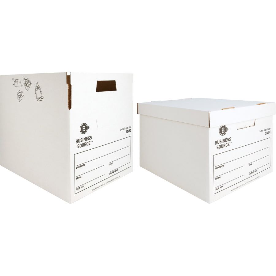 Business Source Quick Setup Medium-Duty Storage Box - 32450