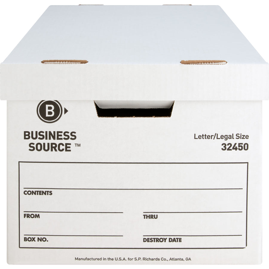 Business Source Quick Setup Medium-Duty Storage Box - 32450