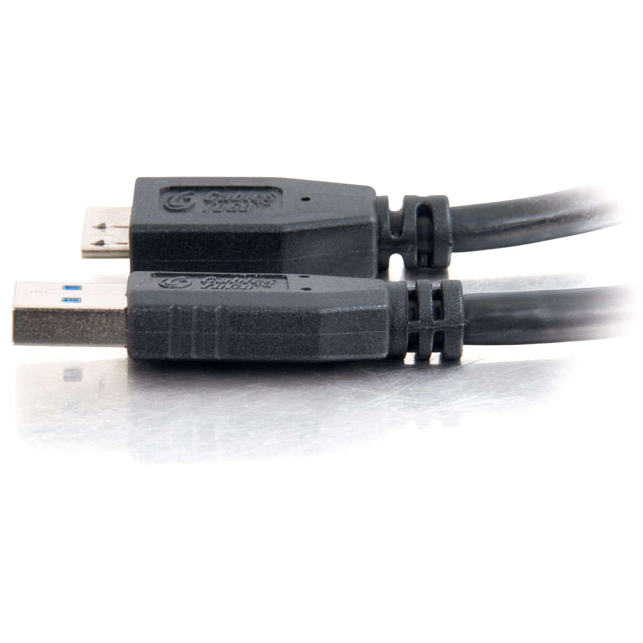 C2G 3.3 USB A to USB Micro B Cable - USB to Micro B Cable - USB 3.0 - Black - M/M - 54176