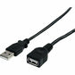 StarTech.com 3 ft Black USB 2.0 Extension Cable A to A - M/F - USBEXTAA3BK
