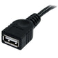 StarTech.com 3 ft Black USB 2.0 Extension Cable A to A - M/F - USBEXTAA3BK