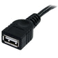 StarTech.com 3 ft Black USB 2.0 Extension Cable A to A - M/F - USBEXTAA3BK