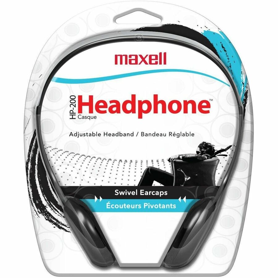 Maxell Lightweight Stereo Headphones - 190318