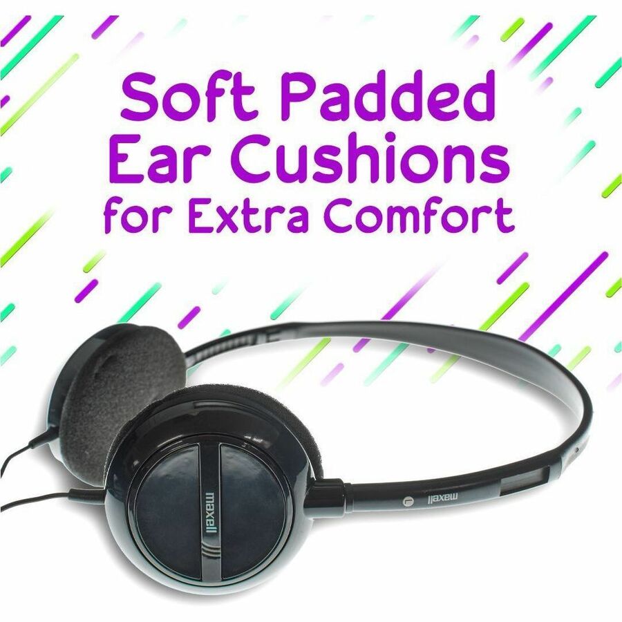 Maxell Lightweight Stereo Headphones - 190318