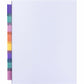 Business Source 3-Hole Poly Insert Index Dividers - 32371