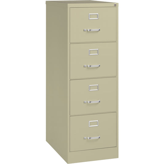 Lorell Fortress Series 26-1/2" Commercial-Grade Vertical File Cabinet