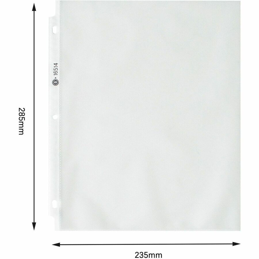 Business Source Nonglare Top-loading Sheet Protectors - 16514