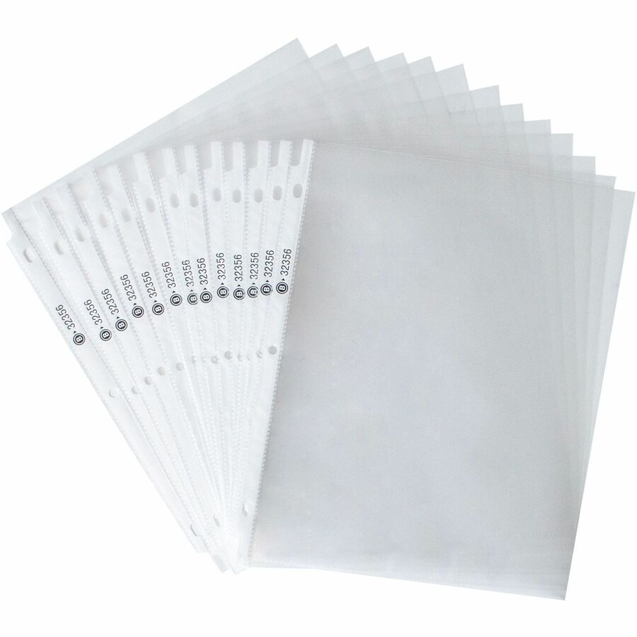 Business Source Nonglare Top-loading Sheet Protectors - 32356