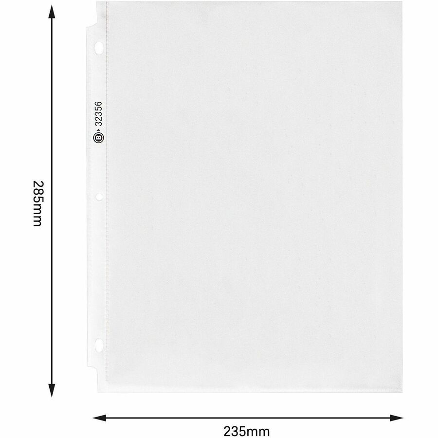 Business Source Nonglare Top-loading Sheet Protectors - 32356