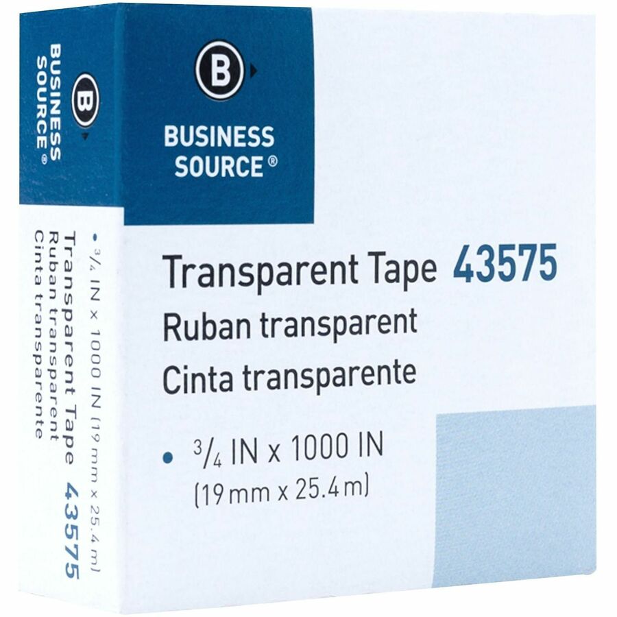 Business Source All-purpose Transparent Glossy Tape - 43575