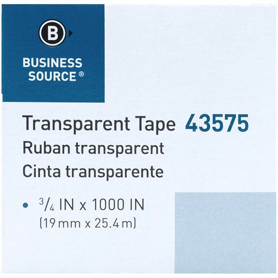 Business Source All-purpose Transparent Glossy Tape - 43575