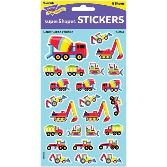 Trend superShapes Construction Vehicles Stickers