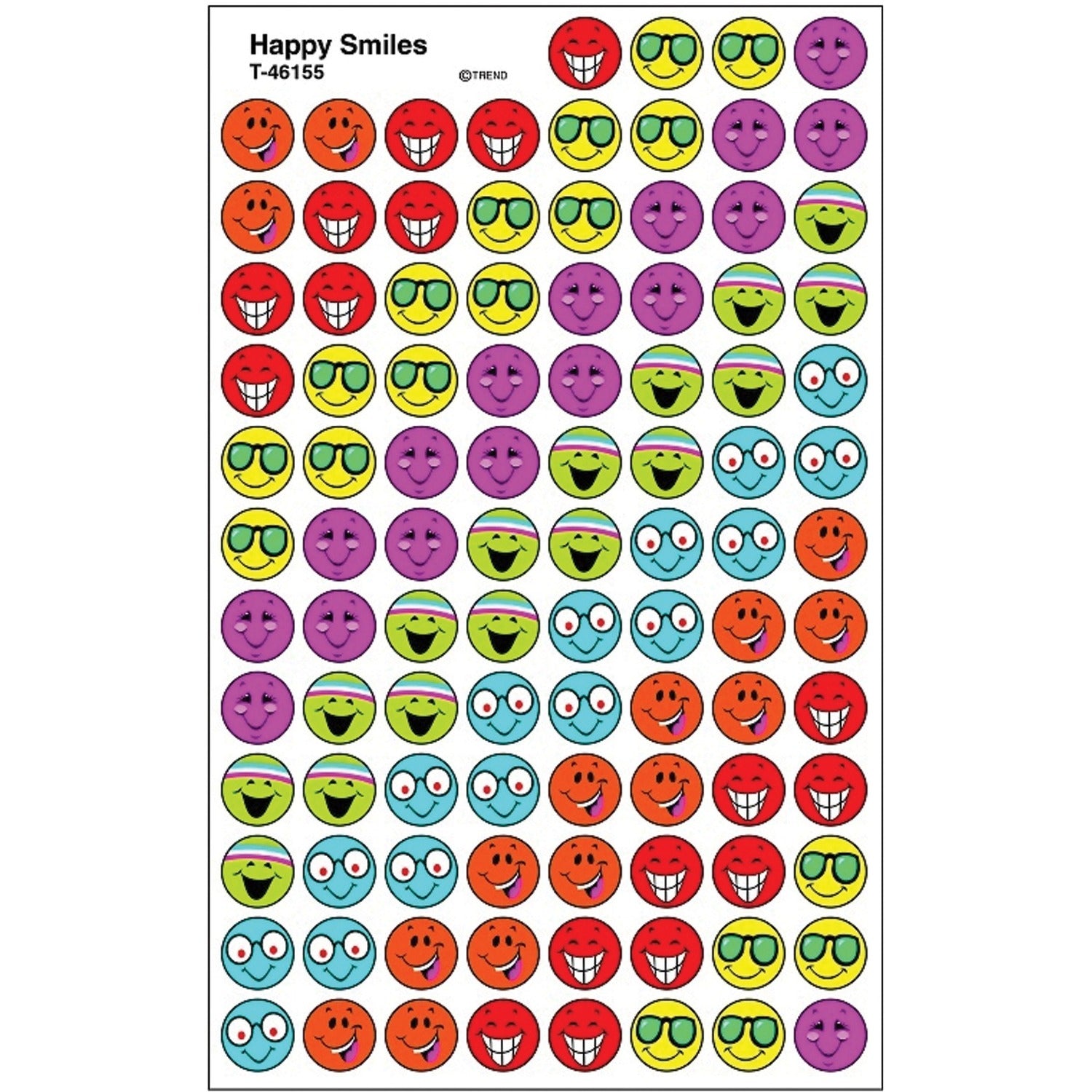 Trend superSpots Happy Smiles Stickers