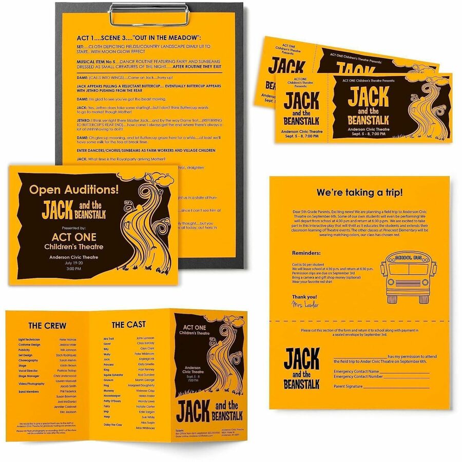 Astrobrights Color Copy Paper - Galaxy Gold - 22571