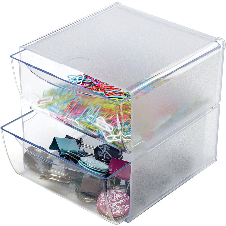Deflecto Stackable Cube Organizer - 350101