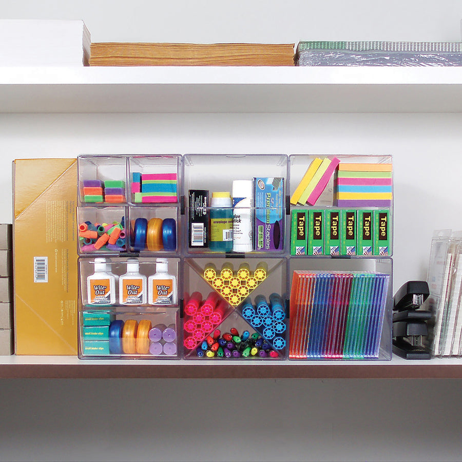Deflecto Stackable Cube Organizer - 350101