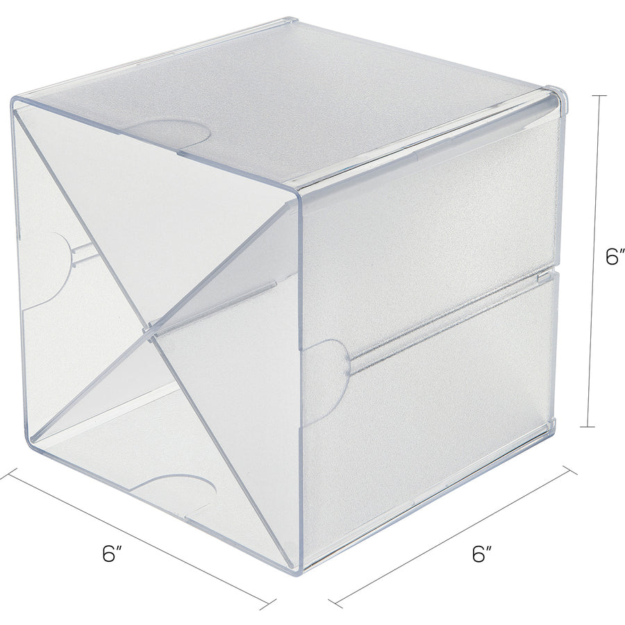 Deflecto Stackable Cube Organizer - 350201